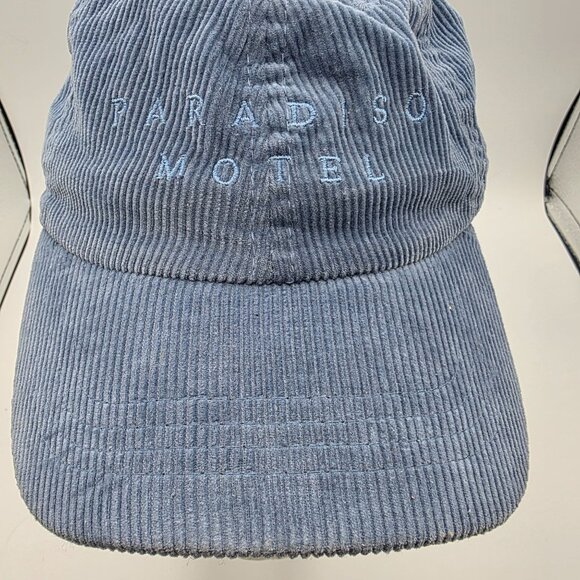 Cotton On Paradiso Motel Adults Blue Corduroy Hat Cap Casual Athletic Outdoors - Picture 5 of 10